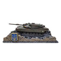 Статуетка патріотична "М1А1 Abrams" №2 гіпс, подарунковий сувенір мілітарі