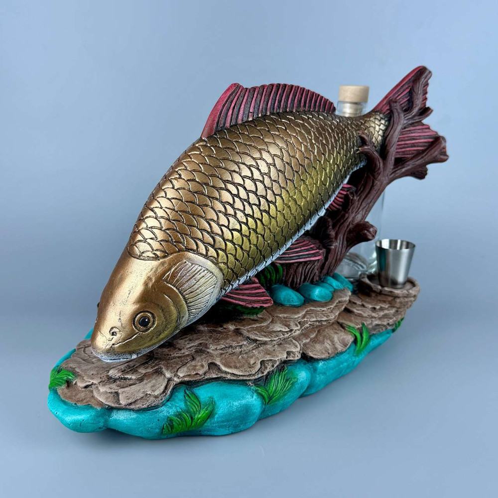 Сувенір патріотичний штоф підставка Короп гіпс, подарунковий міні-бар basic