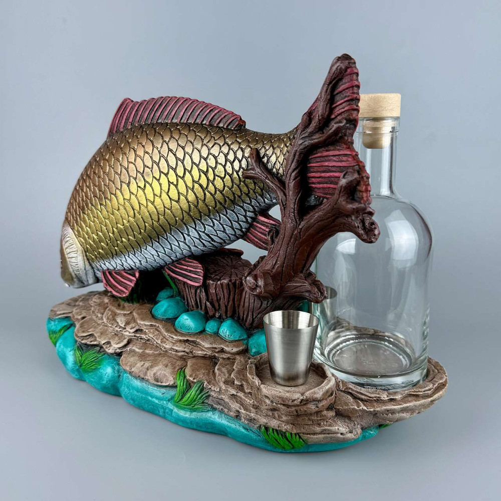 Сувенір патріотичний штоф підставка Короп гіпс, подарунковий міні-бар basic